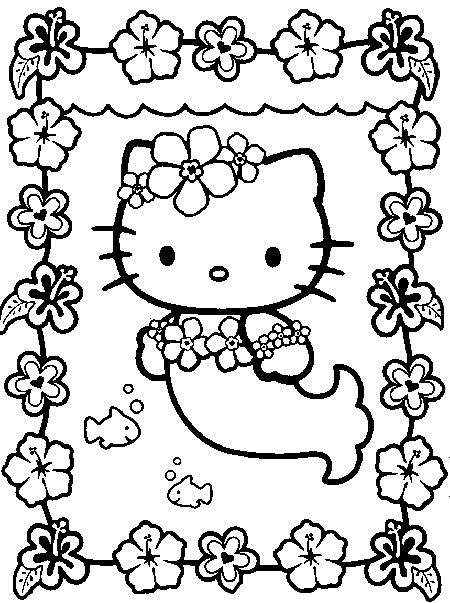 Hello Kitty kolorowanki